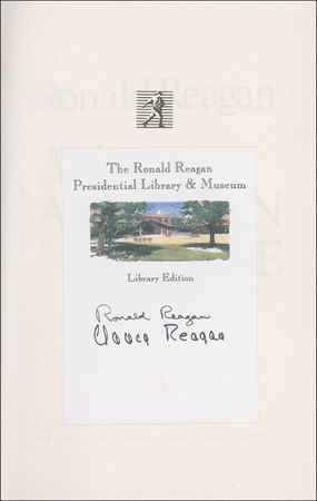 Lot #122 Ronald and Nancy Reagan Book - Image 1