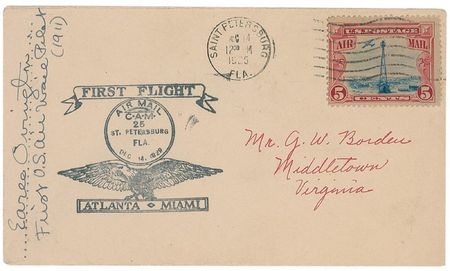 Lot #473 Earle Ovington Commemorative Covers - Image 2