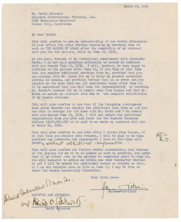 Lot #1082 Garden of Allah: Marlene Dietrich continues her ascension into stardom in Selznick’s Garden of Allah - Image 2