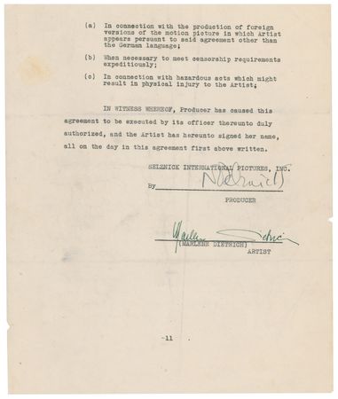 Lot #1082 Garden of Allah: Marlene Dietrich continues her ascension into stardom in Selznick’s Garden of Allah - Image 5