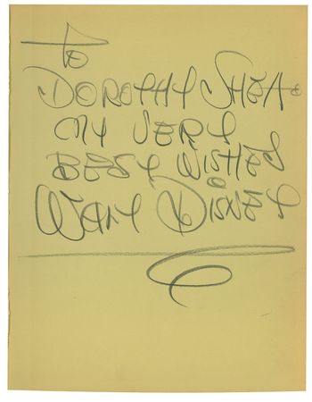 Lot #675 Walt Disney: Boldly signed edition of Bambi complete with its fabulous color inserts - Image 1