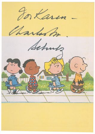 Lot #695 Charles Schulz Book - Image 1