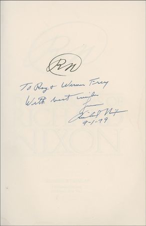 Lot #105 Richard Nixon Book - Image 1