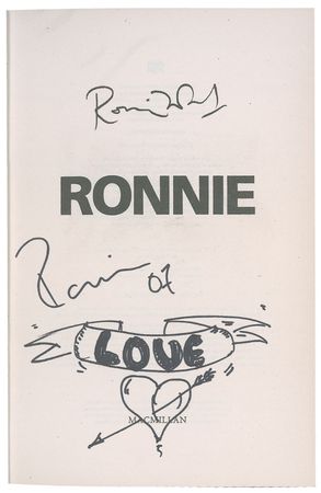 Lot #892 Rolling Stones: Ronnie Wood Book - Image 1