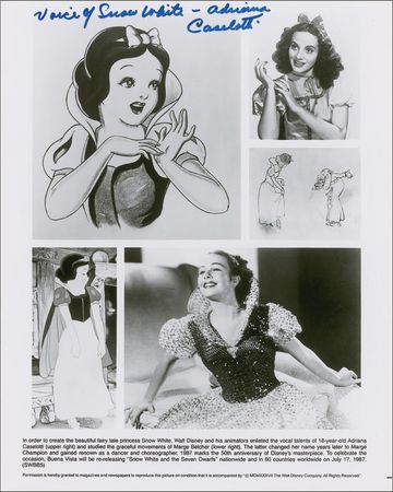 Lot #674 Disney: Caselotti and Woods Signed Photographs - Image 2