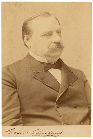 Lot #25 Grover Cleveland Signed Photograph