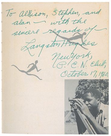 Lot #589 Langston Hughes Book - Image 1