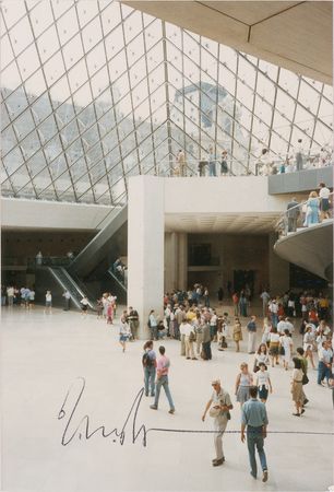 Lot #334 I. M. Pei Signed Photographs - Image 2