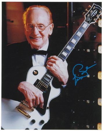 Lot #858 Les Paul Signed Photographs - Image 2