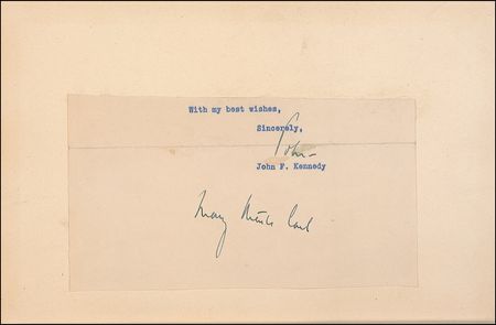 Lot #86 John F. Kennedy Signature - Image 1