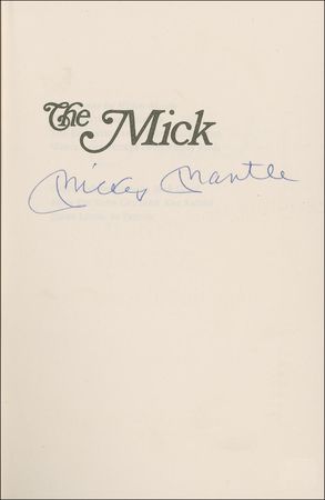 Lot #1484 Mickey Mantle Book - Image 1