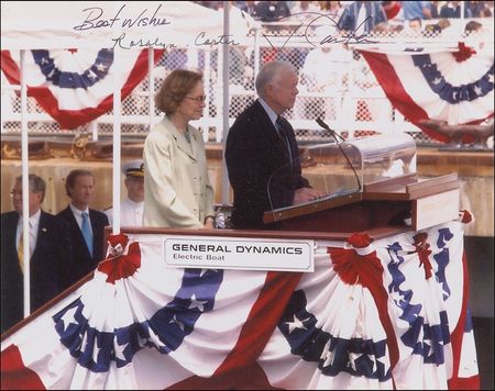 Lot #24 Jimmy and Rosalynn Carter Signed