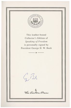 Lot #10 George Bush Book