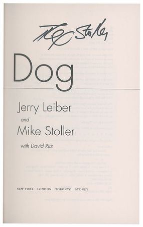Lot #832 Jerry Lieber and Mike Stoller Book - Image 2