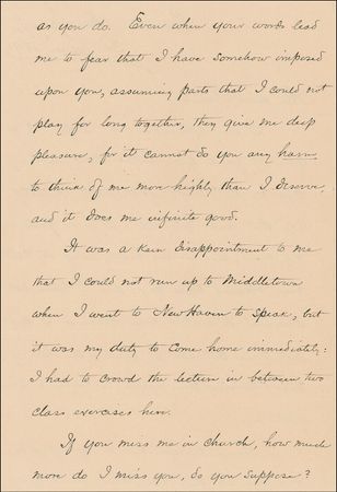 Lot #172 Woodrow Wilson: Wilson admits to 