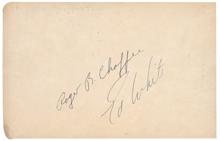 Lot #442 Apollo 01: Apollo training manual signed by White and Chaffee - Image 1