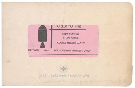 Lot #442 Apollo 01: Apollo training manual signed by White and Chaffee - Image 2