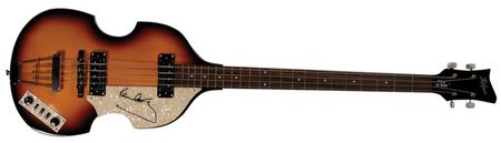 Lot #748 Beatles: Paul McCartney: McCartney Höfner ?violin? bass guitar, signed in-person - Image 1