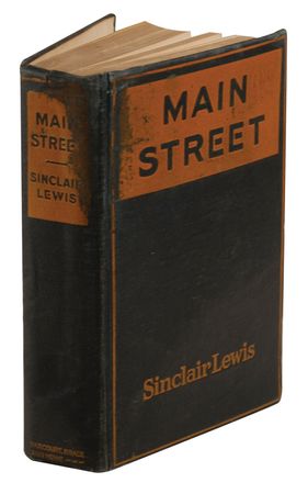 Lot #604 Sinclair Lewis: Highly-desirable first edition of Main Street - Image 2