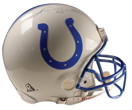 Lot #1580 Johnny Unitas Football Helmet - Image 1