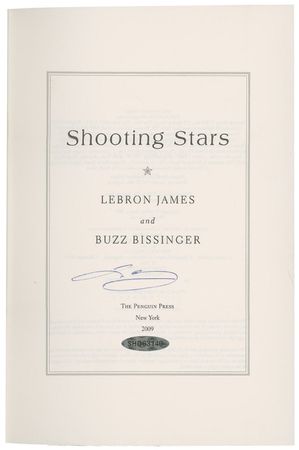 Lot #1453 LeBron James Book - Image 1