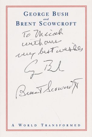 Lot #15 George and George W. Bush Bookplates