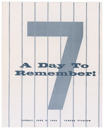 Lot #1495 Mickey Mantle Program - Image 1