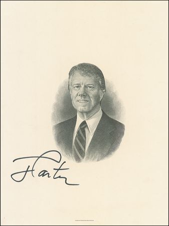 Lot #22 Jimmy Carter Engraving
