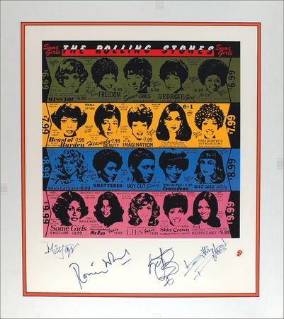 Lot #890 Rolling Stones Print - Image 1