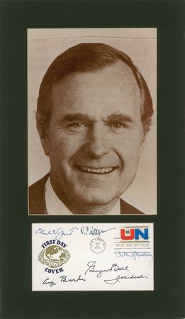 Lot #14 George Bush First Day Cover