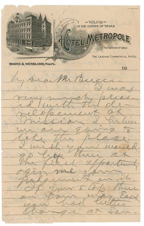 Lot #195 William Jennings Bryan Handwritten Letter Signed - Image 1