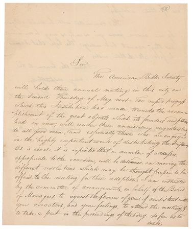 Lot #236 Theodore Dwight Handwritten Letter Signed - Image 1