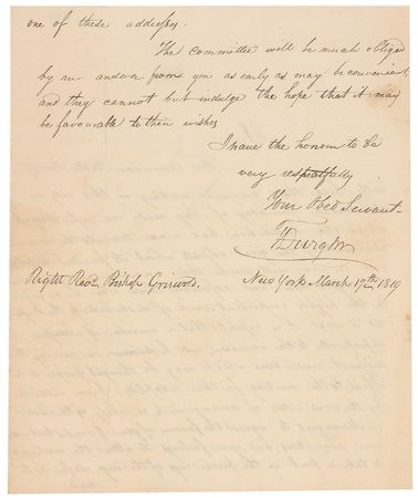 Lot #236 Theodore Dwight Handwritten Letter Signed - Image 2