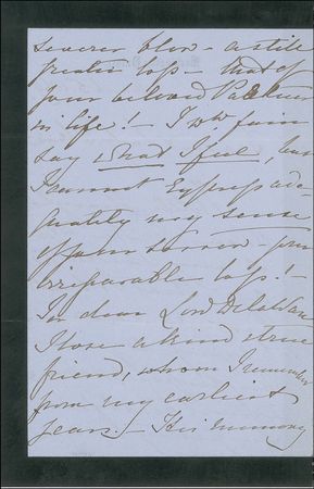 Lot #339 Queen Victoria: Victoria offers condolences for ?your irreparable loss!? during her own period of mourning - Image 2