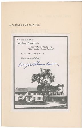 Lot #50 Dwight D. Eisenhower Book - Image 1
