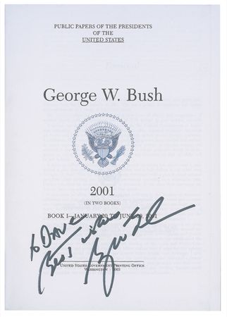 Lot #17 George W. Bush Book