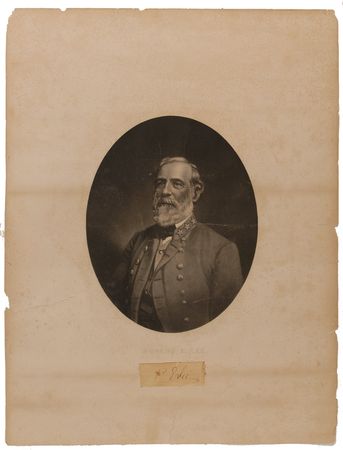Lot #406 Robert E. Lee Signature - Image 1