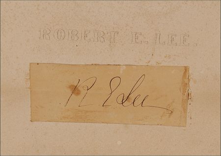Lot #406 Robert E. Lee Signature - Image 2