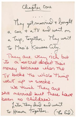 Lot #542 Ted Berrigan: Berringer pens a whimsical, one-of-a-kind romantic comedy - Image 2