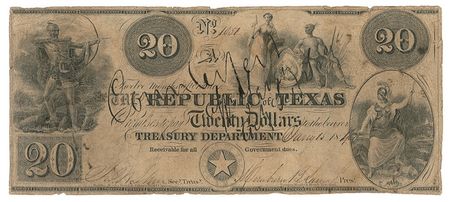 Lot #139 Texas Currency - Image 1