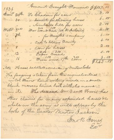 Lot #9 William Barret Travis - Image 2