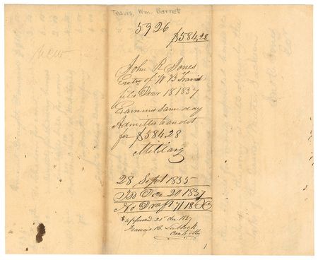 Lot #9 William Barret Travis - Image 3