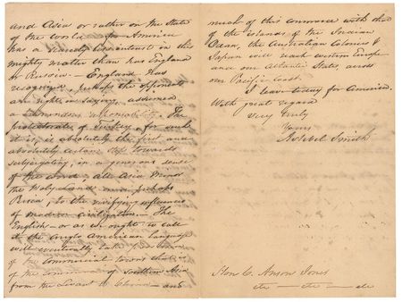 Lot #208 Ashbel Smith and Anson C. Jones - Image 4