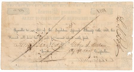 Lot #168 Sam Houston and L. S. ?Sul? Ross - Image 2
