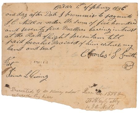 Lot #77 Texas Declaration of Independence Signers - Image 17
