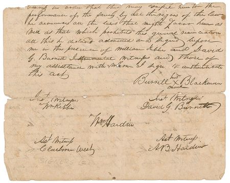 Lot #77 Texas Declaration of Independence Signers - Image 22