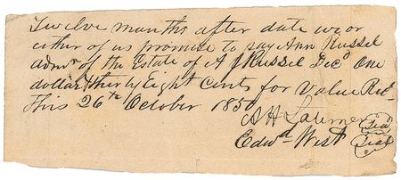 Lot #77 Texas Declaration of Independence Signers - Image 24