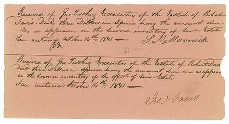 Lot #77 Texas Declaration of Independence Signers - Image 26