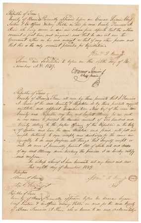 Lot #77 Texas Declaration of Independence Signers - Image 31