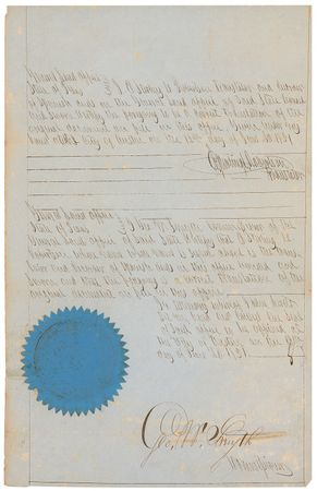 Lot #77 Texas Declaration of Independence Signers - Image 33
